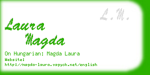 laura magda business card